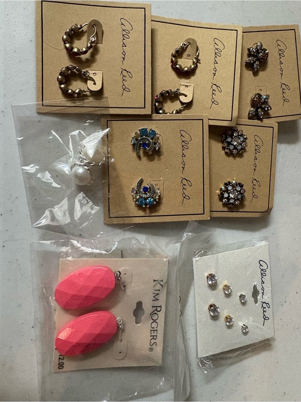 Allison Reed and Kim Rogers Mixed Womens Earring Set NWT!